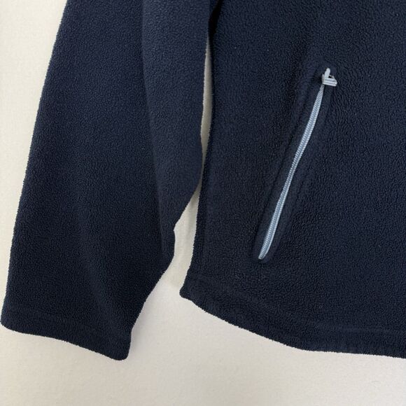 Disney Tigger Pooh Fleece Jacket Navy Blue Women’s L Half Zip Y2K Vintage - Picture 4 of 10
